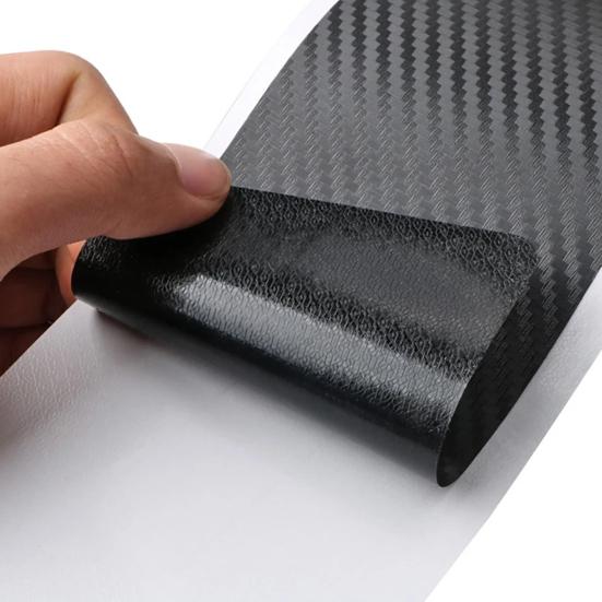Universal Car Door Bumper Sticker Waterproof PVC Carbon Fiber Trim Strip Protective Film Anti-Scratch