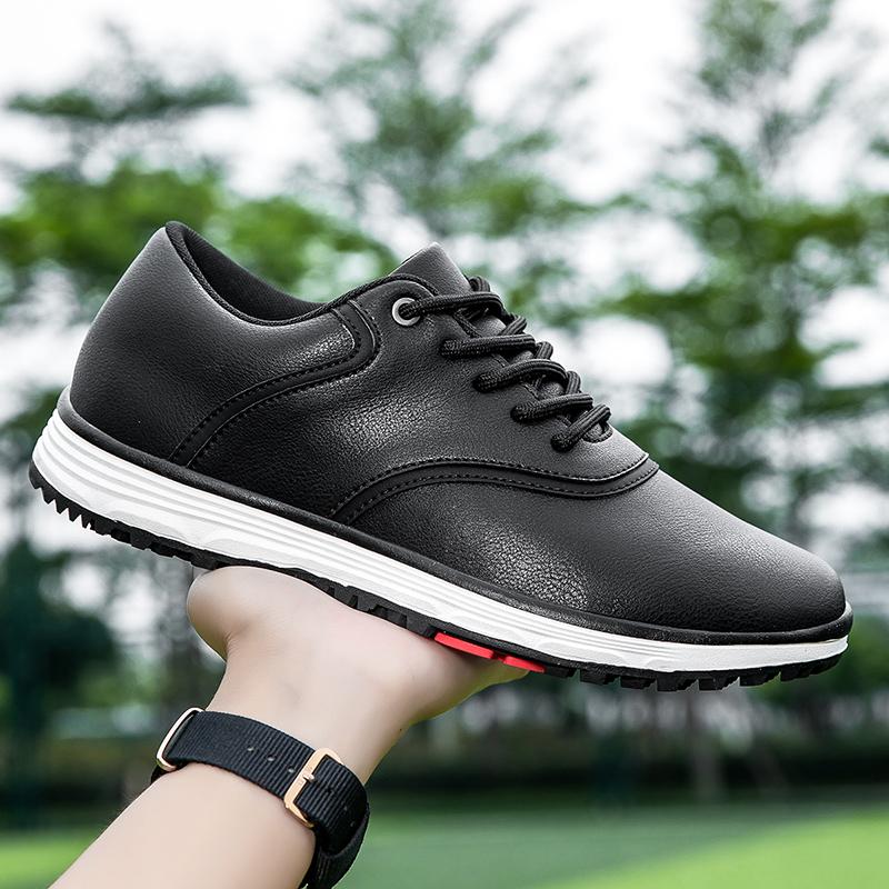 Fashion Outdoor Soft Men's Casual Shoes Fashion Male Golf Footwear Comfortable Male Lace-Up Sneakers Classic Leisure Walk Walking Shoes