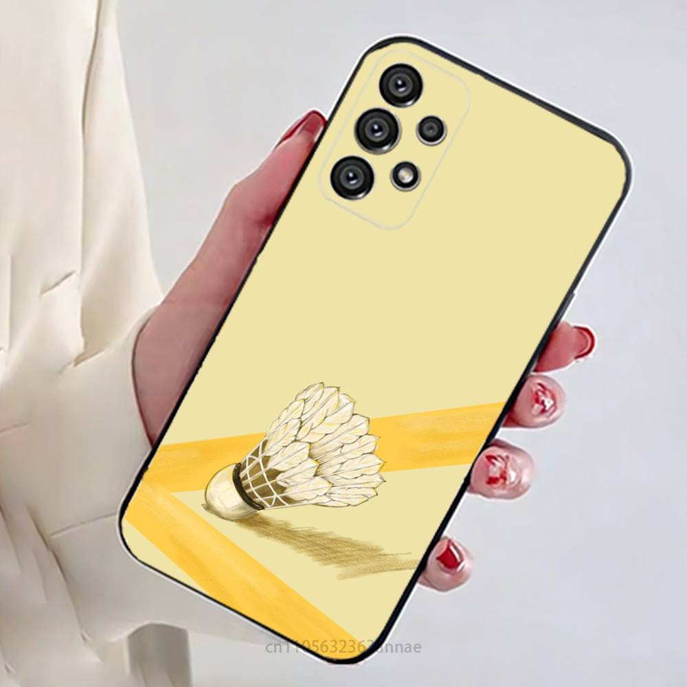 Спортивный Чехол для Телефона с Рисунком Бадминтона для Samsung Galaxy A54,34,24,73,53,52,52S,04S,04E,A72