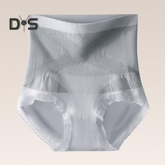 Lady Underpants High Waist Shaping Underwear Butt-lifted Thin Tummy Control Elastic Panties Compression Seamless Good Breathability Daily Sport Briefs