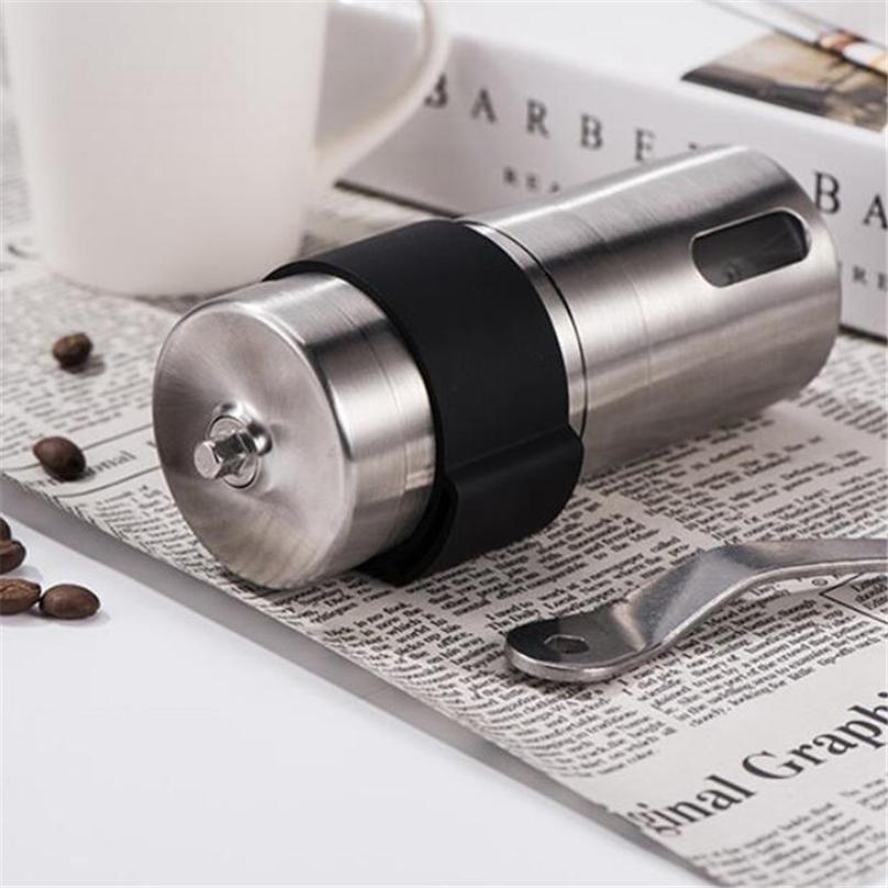 Профессиональная регулируемая ручная кофемолка из нержавеющей стали 304, портативная кофемолка