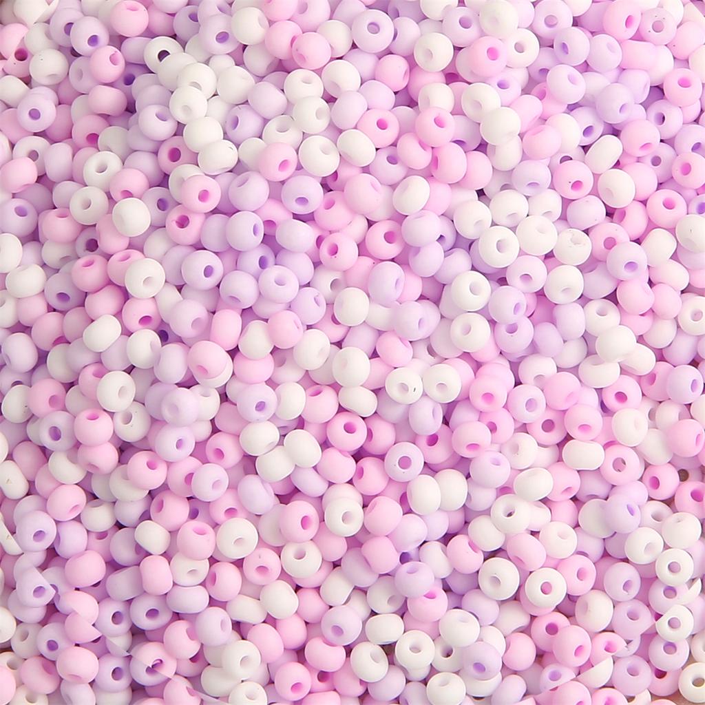 450G High Quality Seed Beads Macarons Frosted Polish Glass Beads for Bracelet Necklace DIY Jewelry Accessoreis Making