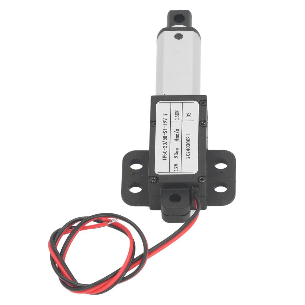 Электрический линейный привод, ход 20 мм, 150N, IPX4, линейный привод, двигатель для домашней автоматизации, подъемный механизм