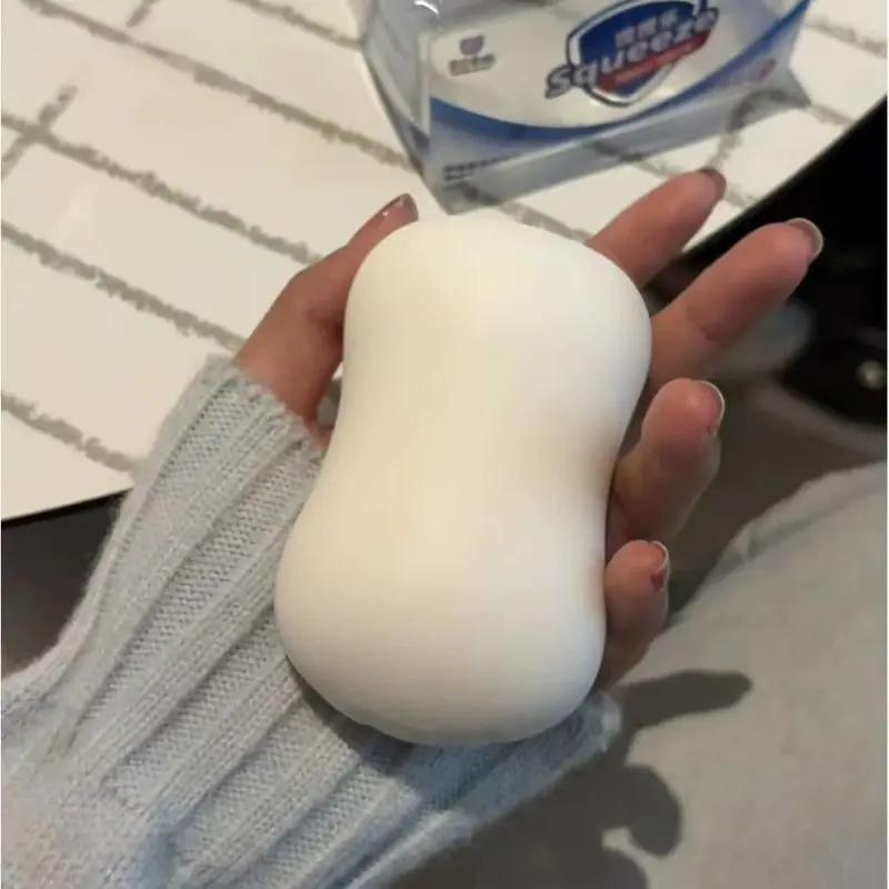 Soap-Shaped Squeeze Fidget Toy – Soft Elastic Anti-Stress Squishy Toy For Office Desk & Stress Relief