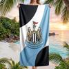 Пляжное полотенце Newcastle United Football Мягкое из микрофибры Летнее полотенце Быстросохнущее Впитывающее полотенце для пляжа Бассейна Путешествий