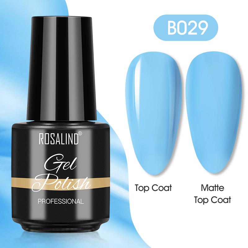 ROSALIND Зимняя серия цветных гель-лаков - Полуперманентное глиттерное покрытие для профессионального использования