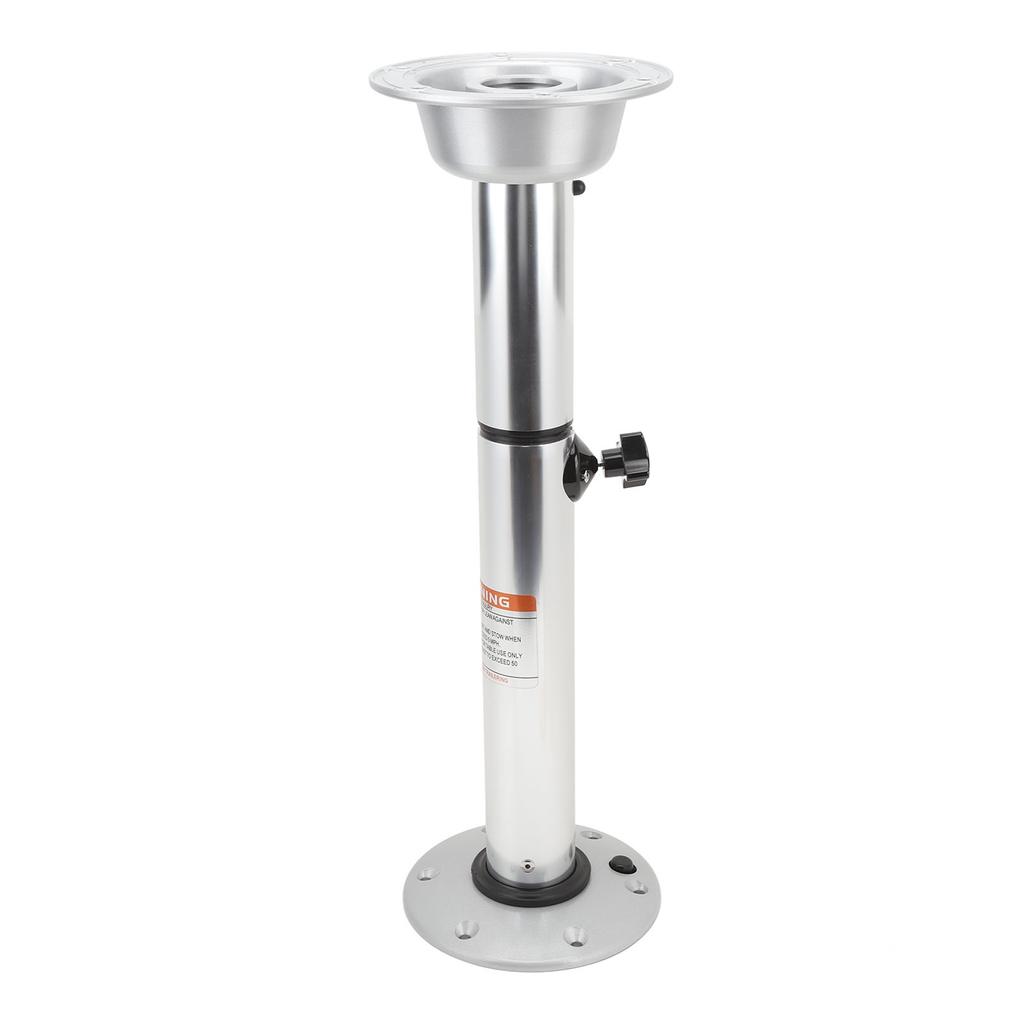 RV Table Pedestal Base Stand Detachable 7 Adjustable Height Aluminum Alloy Table Pedestal Leg Base for Caravan Boat