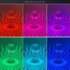 Настольная лампа с кристаллами и бриллиантами, цветной светильник RGB с сенсорным управлением, романтический светильник для спальни, акриловый перезаряжаемый USB ночник, проекционный светильник