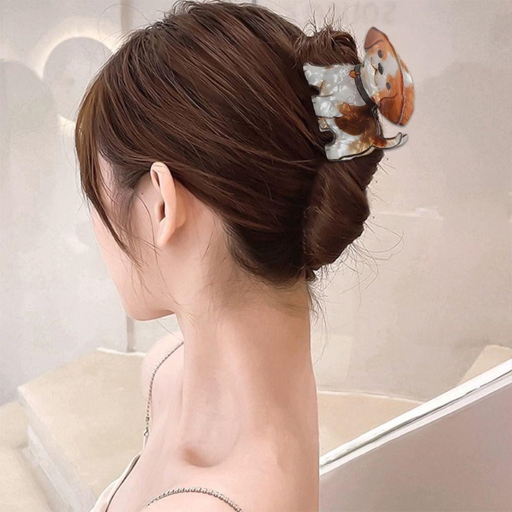 Printed Dog Cute Puppy Claw Clip Cartoon Shark Clip Cartoon Girls Hair Clip Gifts
