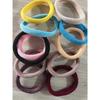 High Elasticity Fashionable Women's Hair Tie with Headband Rubber Band Hair Accessories Solid Color Multi-color Headband