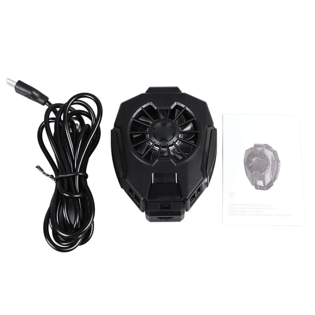 Cell Phone Cooler Cellphone Radiator with Temperature Display Semiconductor Heatsink Cooling Phone C