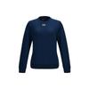 Sports Leisure Knit Crewneck Training Sweatshirt Women Sweatshirt Academy-Blue 21600302-408