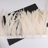 10Meters Rooster Tail Feathers Trim 25-30Cm Coque Feathers Trimming For Handiwork Crafts Carnival Dress Skirt Costumes Plumes
