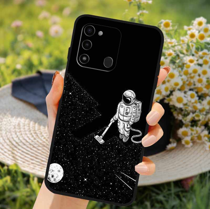 Чехол для Tecno Spark GO 2022 2024 Мультяшный кот Мягкий ТПУ Силиконовый Чехол для Телефона Для Tecno Spark 8C Чехол Защитный Spark8C KG5k KG5j