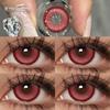 Eyeshare 1Pair Halloween Colored Contact Lenses for Eyes Lenses Red Eye Contacts Blue Eye Lens Cosplay Color Contact Lenses