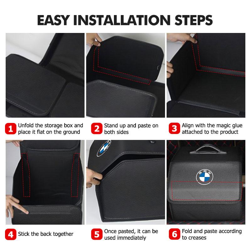Car Organizer Trunk Storage Box Large Capacity Multiues Tools For BMW X3 X5 M5 M3 E46 E90 E60 F10 E39 F30 E36 G30 E87 E70