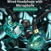 Компьютерные игровые наушники-вкладыши 3,5 мм, проводные, с микрофоном, стерео, Hi-Fi, для iOS, для Android