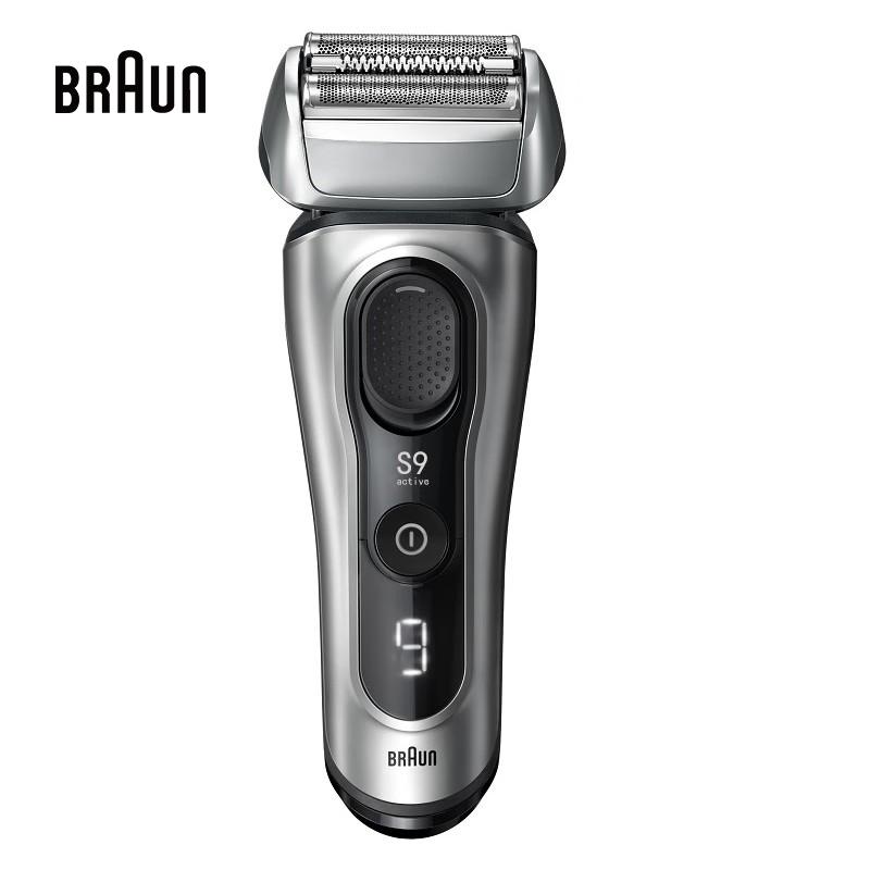 Braun Электробритва S9 Active 9077cc с 5-в-1 центром ухода и дорожным футляром для зарядки