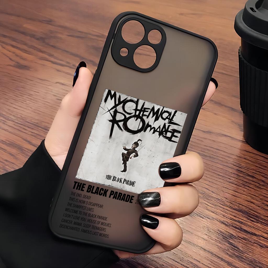 Чехол для телефона My Chemical Romance для iPhone 16 15 14 13 12 11 Mini Pro Max X XR XSMax 7 8 Plus Матовый Прозрачный Задний Чехол