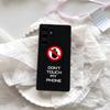 Чехол для телефона с рисунком "Не трогай мой телефон" для Samsung S 24 Fe 25 Ultra Plus 20 Lite 21 30 22 23 24 22 Ultra 5G Fundas