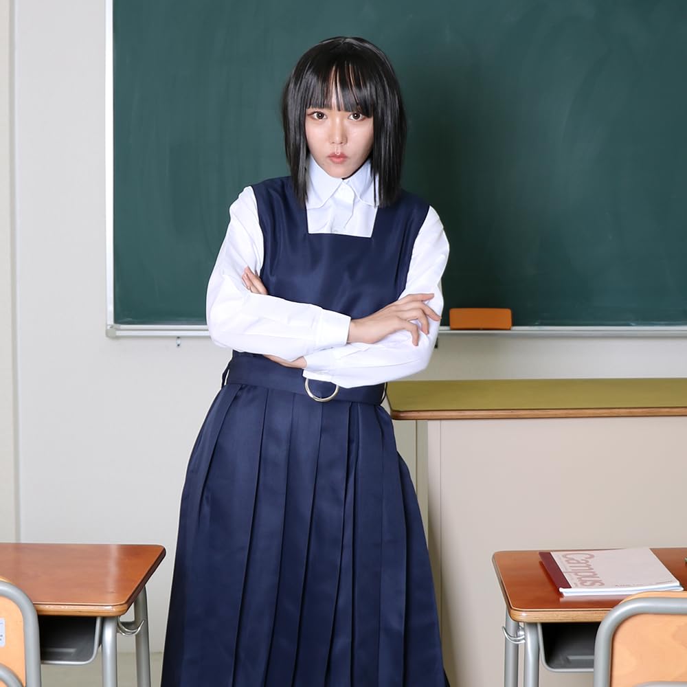 [ВЕСЕЛЫЙ] Костюм для косплея Авангард, Костюм для танца с пузырями, Загадочная униформа, Костюм для группового танца с боб-каре (Маленький)