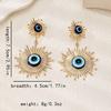Модные серьги "Глаз Фатимы" для женщин - Европейский и американский стиль