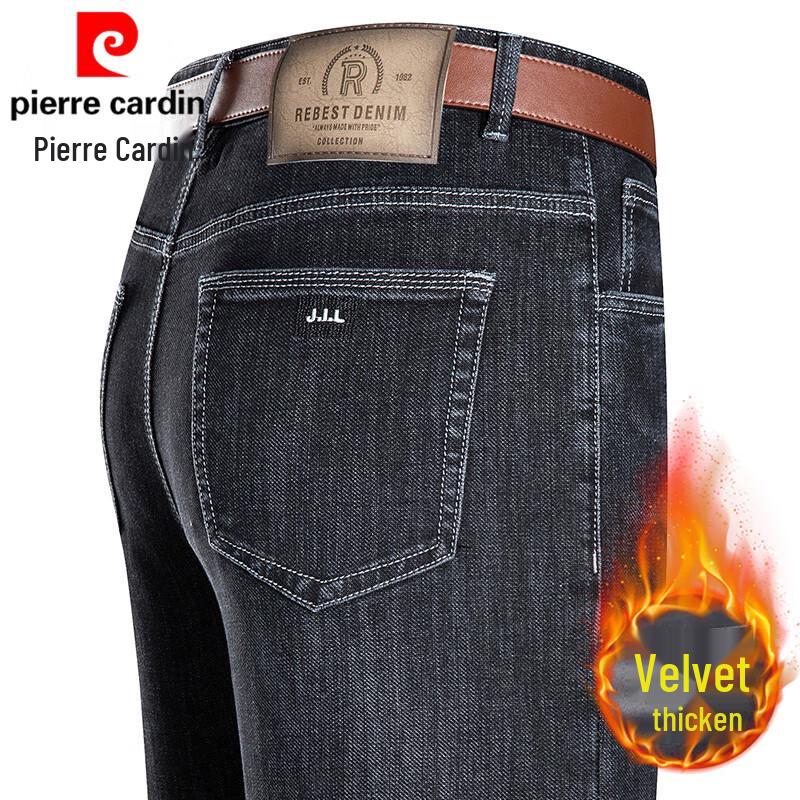 Pierre Cardin Мужские зимние прямые джинсы