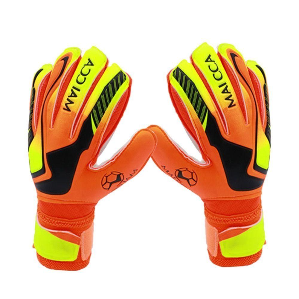 1 Pair Wear-Resistant Game Goalkeeper Gloves Kids Football Goalie Gloves  Outdoor Sports