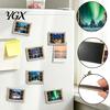 Nature View Fridge Magnet 1/6Pcs Fake Window Magnet, Wooden Natural Scenery Refrigerator Simulated Magnets Magnetic Decoration for Kitchen Office