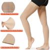1Pair Medical Thigh High Compression Stockings Open Toe Compression Brace Wrap  Women