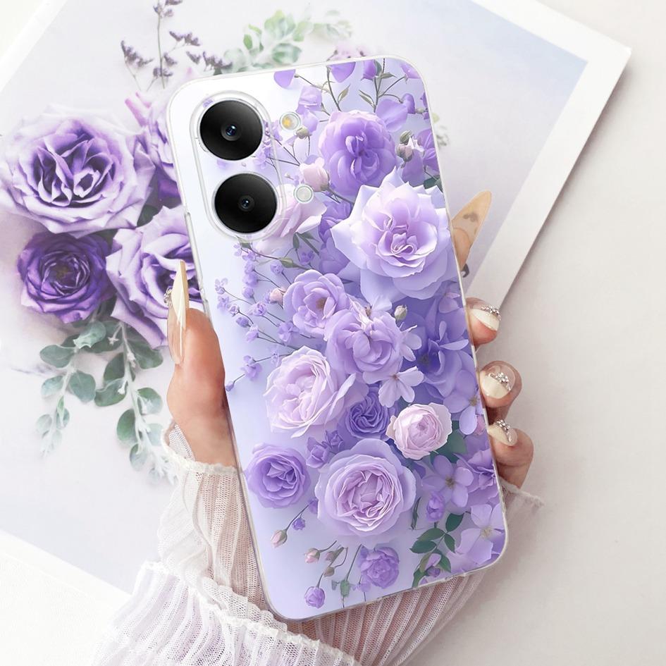 Для Xiaomi Poco X8 Pro Max Чехол 6,83 дюйма Модный Бантик Цветок Мягкий Тонкий Силиконовый Защитный Чехол Для Redmi Turbo 5 Max Funda