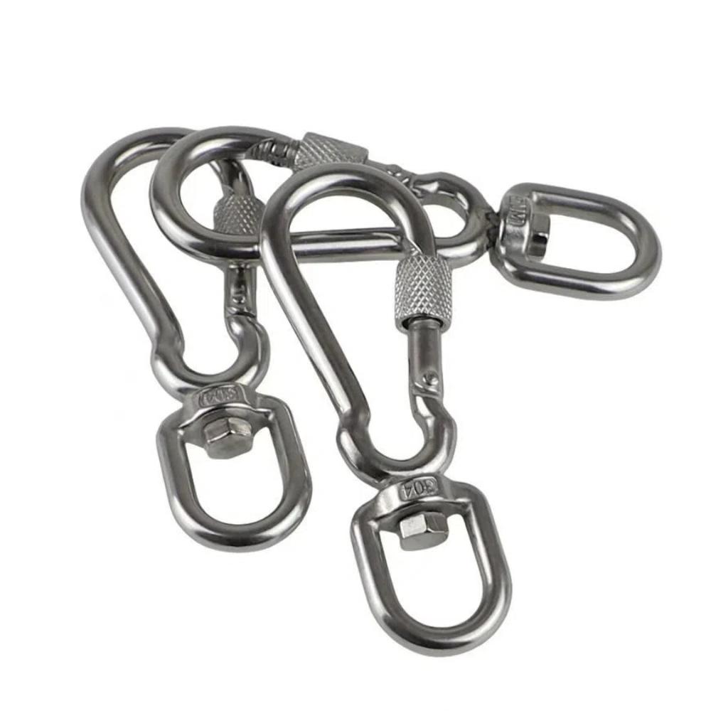 2 шт. Многоцелевые поводки для собак с застежкой, Сверхпрочная пряжка для поводка для питомца, Брелки