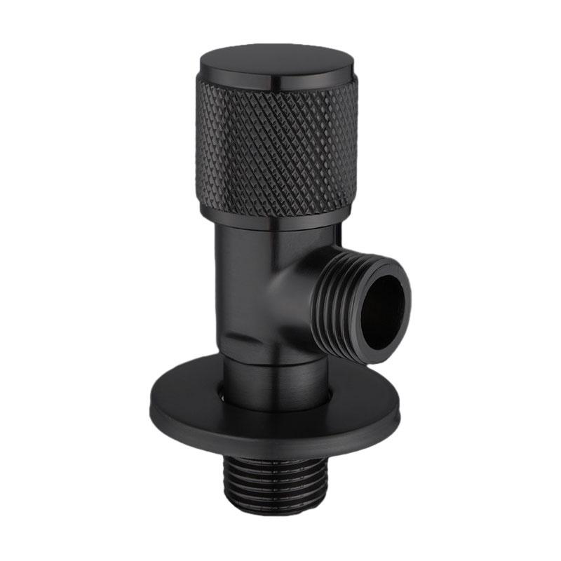 Brass Angle Valve Gray Inlet Valve Bath Outlet Valve G1/2 Basin Sink Diverter Kitchen Sink Wash Basin Water Stop Faucet