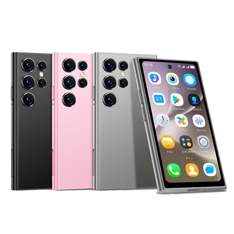 S25 Pro 3G Мини Мобильный Телефон WCDMA 4.0inches Четырехъядерный 2 ГБ ОЗУ 16 ГБ ПЗУ Type-C 2000 мАч Распознавание Лиц Android Смартфон