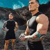 Спортзал Бодибилдинг Фитнес Тренировка Muscleguys Однотонные Облегающие Эластичные Мужские Спортивные Летние Дышащие Модные Быстросохнущие Майки для Бега