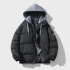 Unisex Winter Cotton-Padded Hooded Jacket - Loose, Versatile, Thick, and Warm for Couples