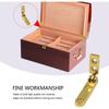 2 Pcs 90 Degree Hinges Wooden Box Gift Wine Jewellery Box Chest Case Hinge Cabinet Hardware with Screws
