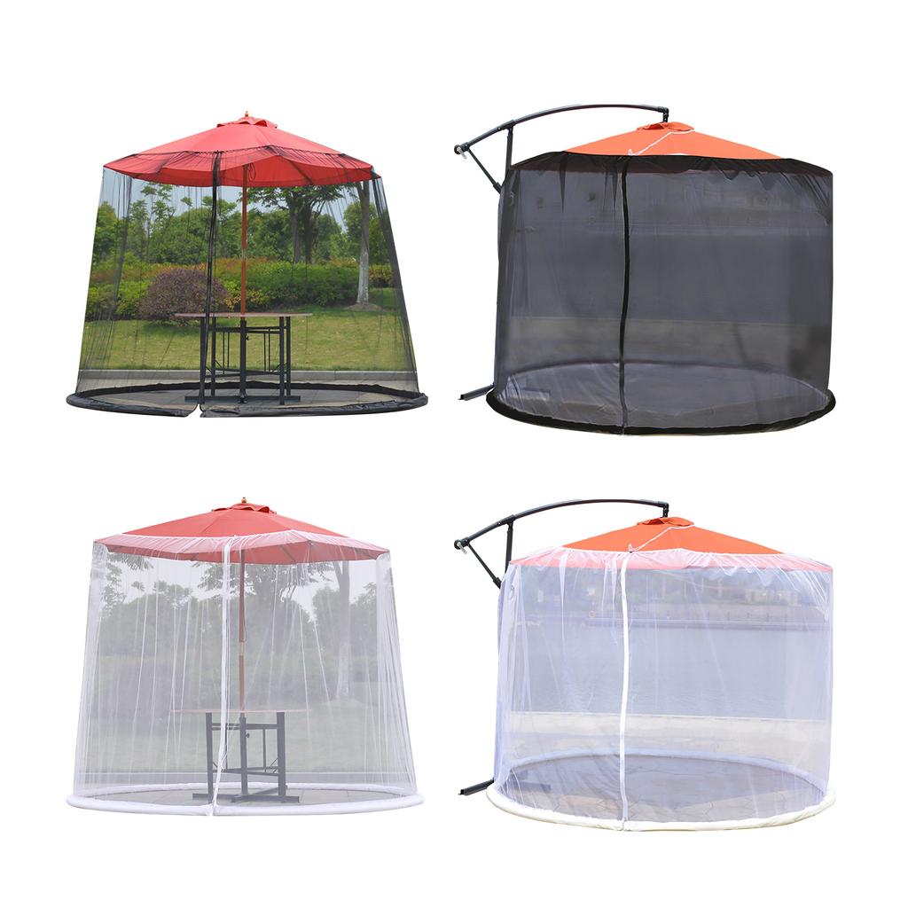 Сетчатый чехол для зонта на открытом воздухе из полиэстера, защитный экран от насекомых