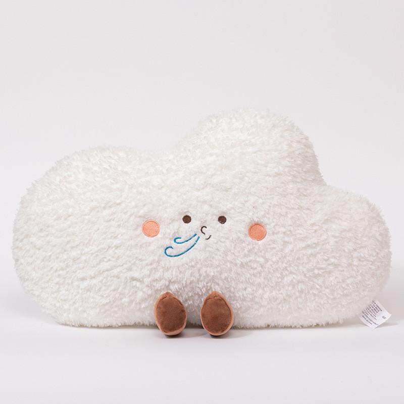 Rainbow Pattern Plush Cushion With Bright Colors For Girls Room And Cozy Spaces