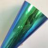 100x135 см голографическая радужная хромированная зеленая хамелеоновая виниловая пленка для крыши автомобиля, наклейка, блестящая, не растягивается