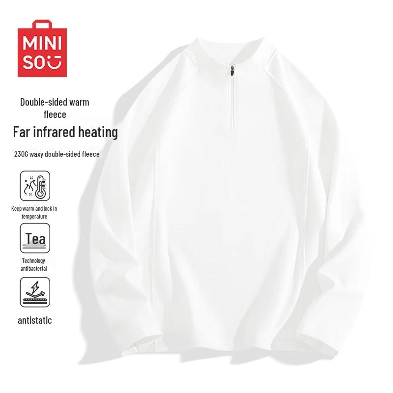 MINISO Мужская термофутболка с длинным рукавом, базовый слой
