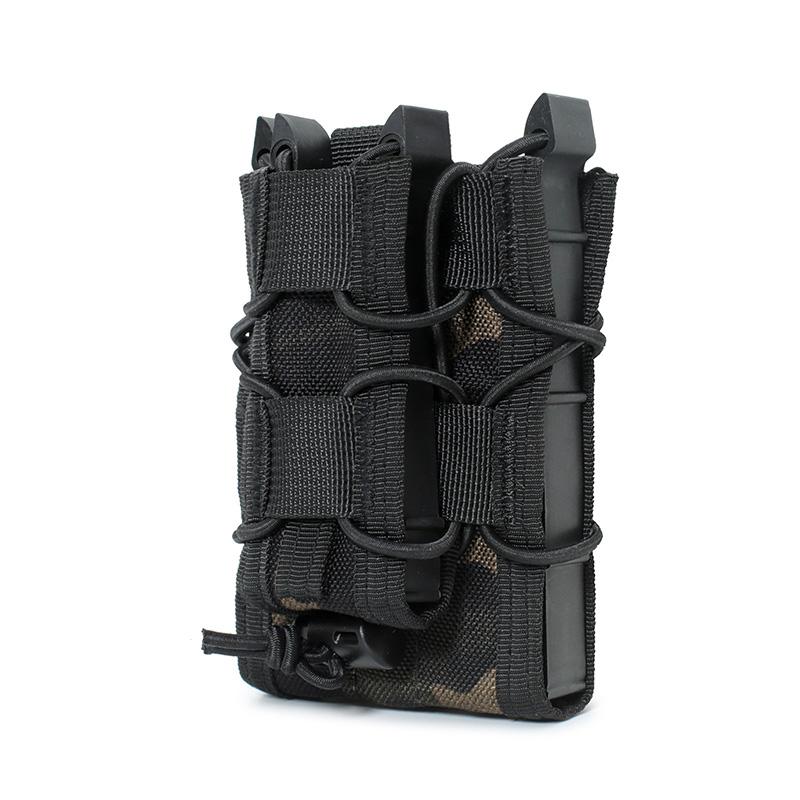 5.56 9mm Magazine Pouch AK AR M4 AR15 Double Magazine Bag Rifle Pitol Molle Mag Holster Pouch for Hunting CS Paintball