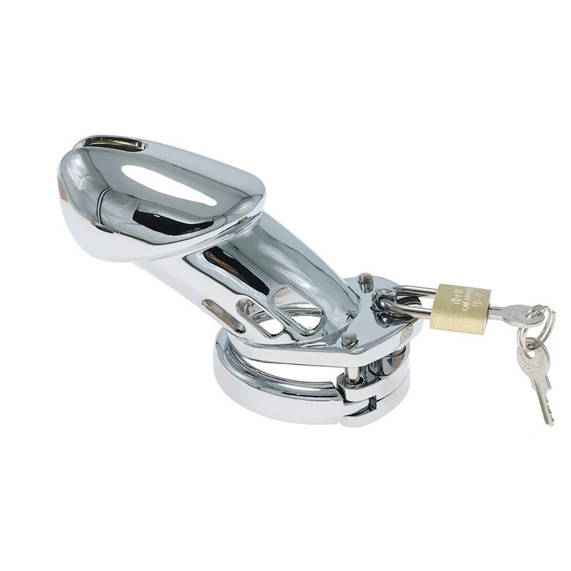 Металлический замок целомудрия CB очиститель целомудрия мужской износ клетка для пениса секс-инструмент SM раб обучение взрослые принадлежности