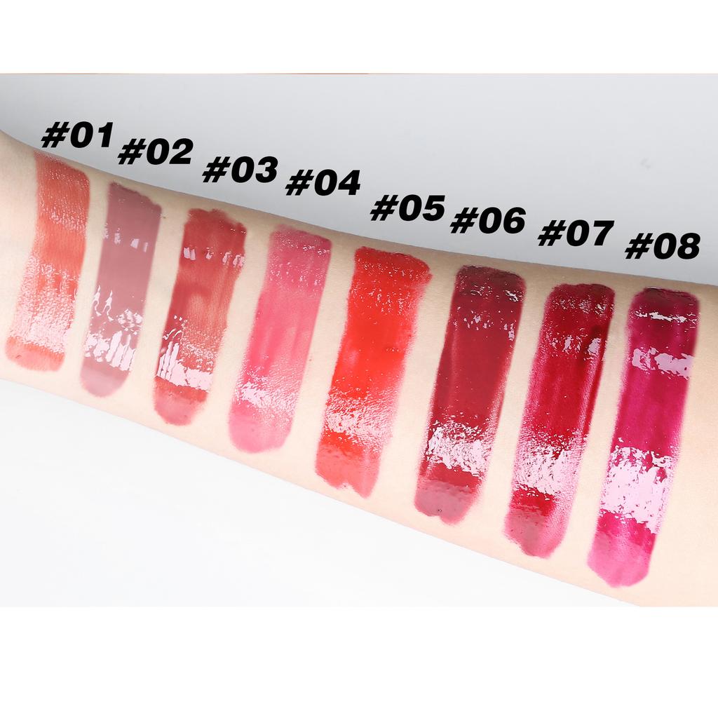 Нажмите на помаду Блеск для губ Зеркальная помада Карандаш для губ Питательный блеск для губ Стойкий увлажняющий пигмент для губ Макияж для губ Подарок для женщин