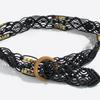 Retro Weave Belt Woven Waist Rope Fashion Ethnic Style Waistband  Women