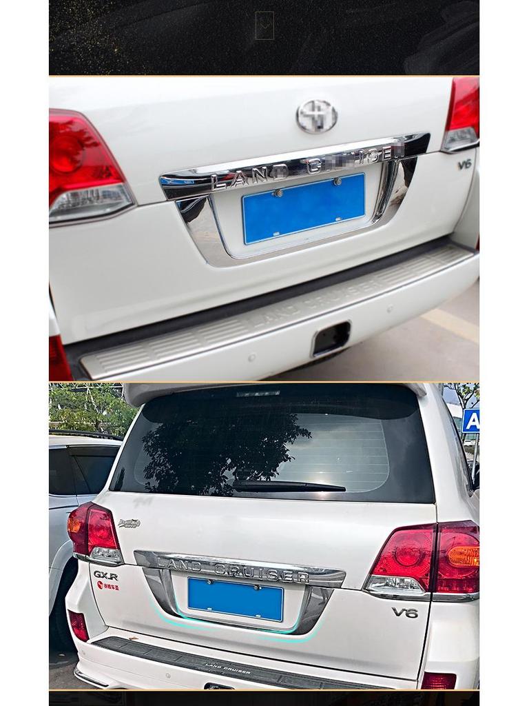 Rear License Plate Frame for Land Cruiser: 3D Photo Holder for Off-Road Vehicle Enhancement