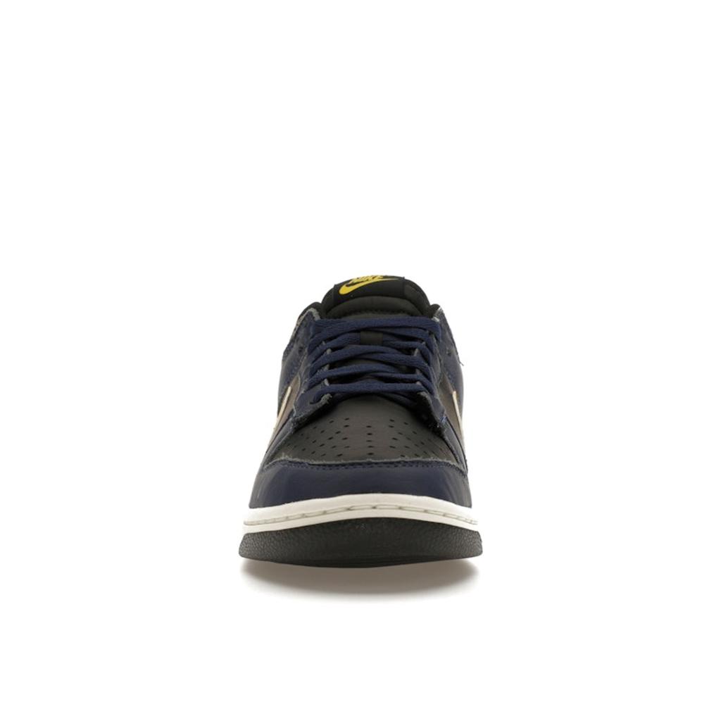 Nike Мужские кроссовки Dunk Low Vintage Michigan Blue Black Tour-Yellow FZ4014-010