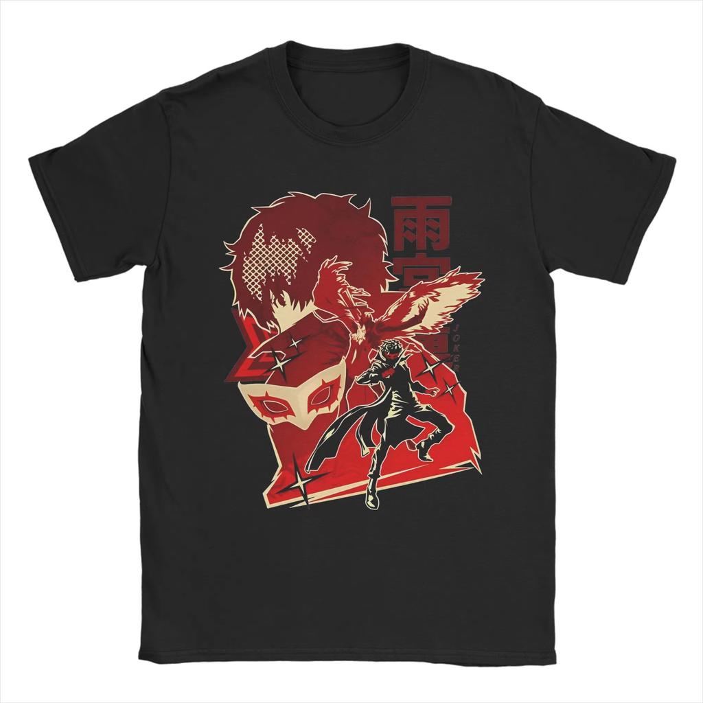 Persona 5 Королева Макото Нидзима Графическая футболка Винтажная стираная Аниме Мерч Харадзюку Унисекс Большемерная хлопковая футболка с коротким рукавом