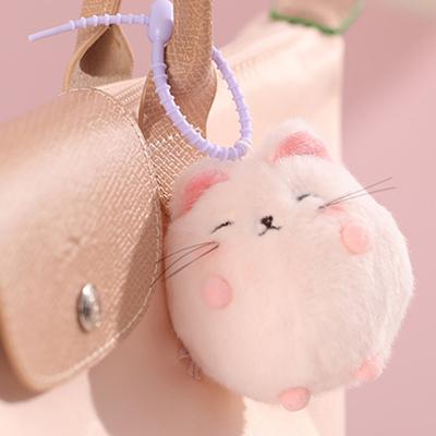 Kawaii плюшевый брелок-подвеска мягкая игрушка-кошка с цепочкой милый мультяшный подарок для детей подростков взрослых