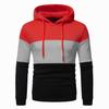 Men's Winter Fleece Hoodie: Cross-Border Color-Block Casual Sweatshirt Jacket